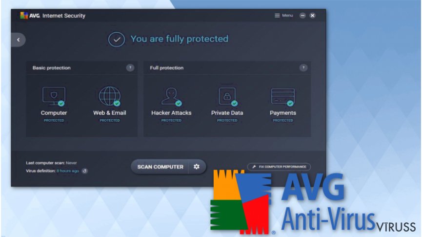 Employ AVG Antivirus software for free