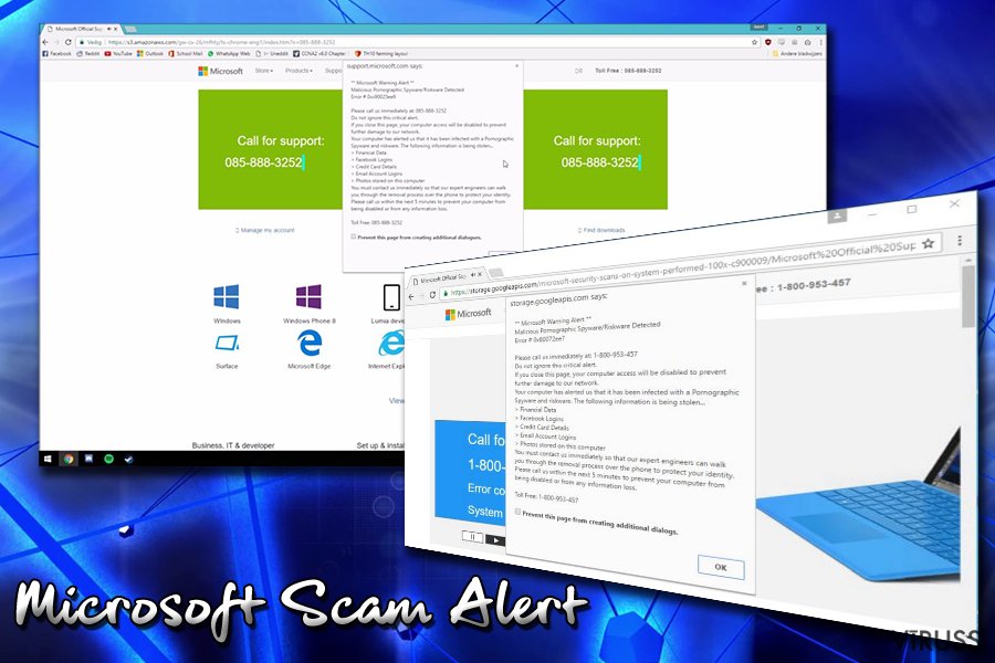 Microsoft scam alert