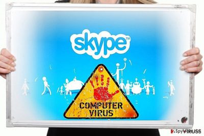 Skype vīrusa attēls