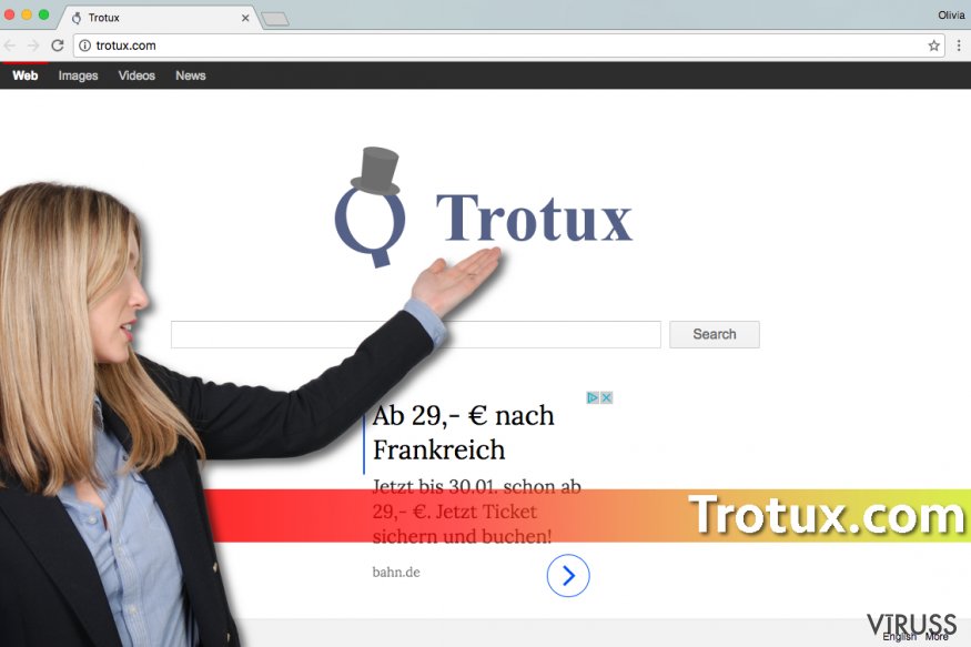Trotux.com vīruss