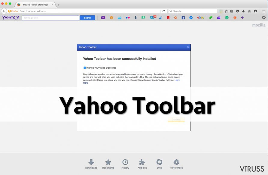 Yahoo Toolbar on Firefox
